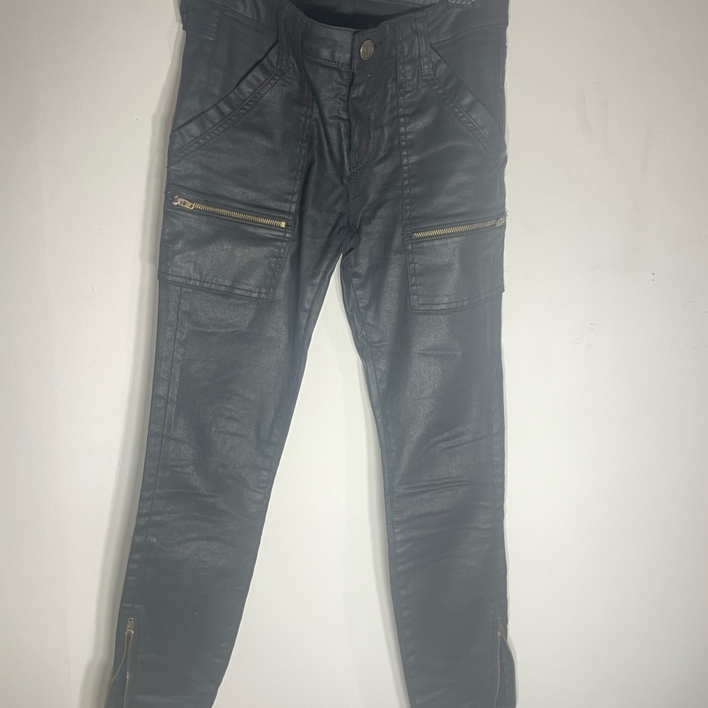 Joie Black Quilted Pants